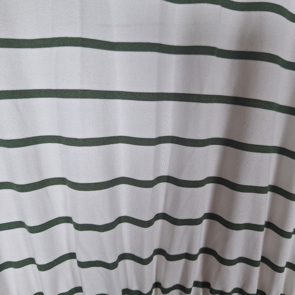 Lou & Grey Black and White Striped Midi Dress - Picture 6 of 6